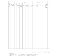 장애인보조견표지발급대장 장애인보조견표지발급대장